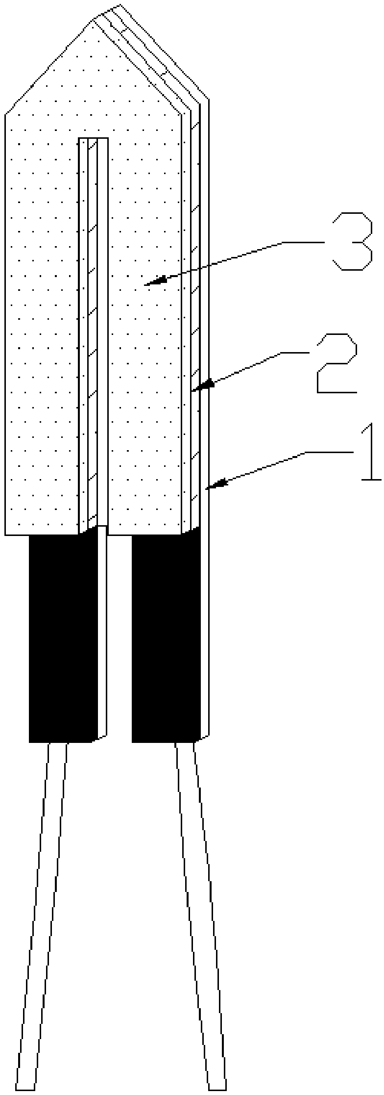 Electronic cigarette film heating sheet