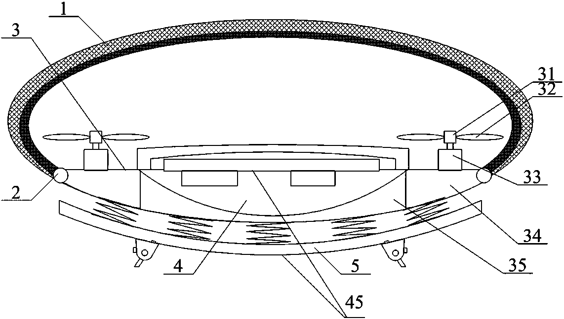 Flying net egg