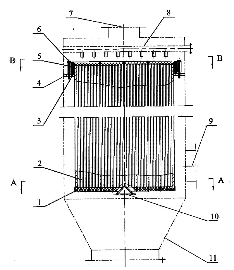 Micropore filter material sintered plate for dust separator