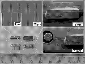 Acoustic surface wave type humidity sensor based on conductive polymer composite nano-fibre and preparation method thereof