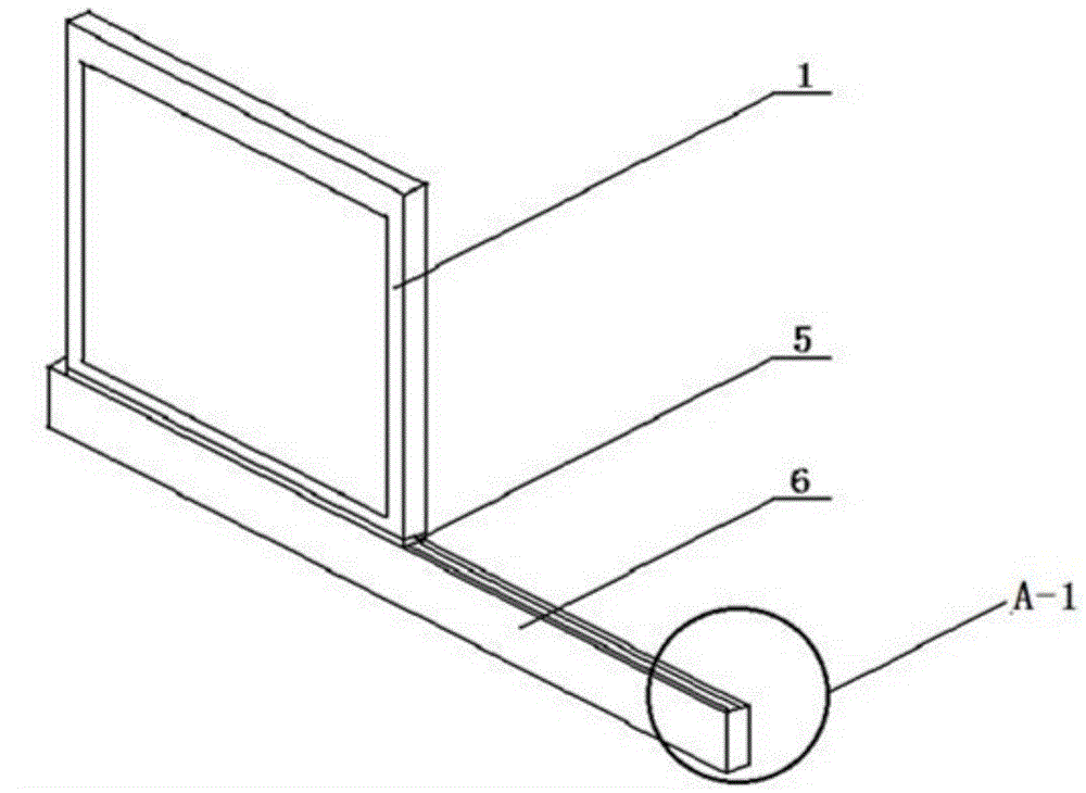 Novel dust removal window frame