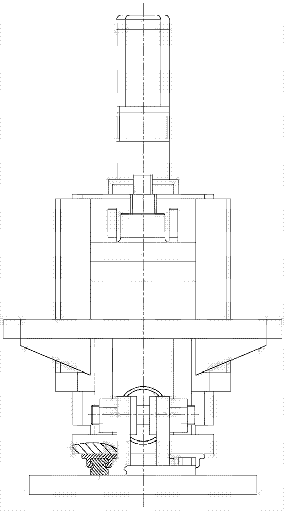 A T-shaped workpiece centering device