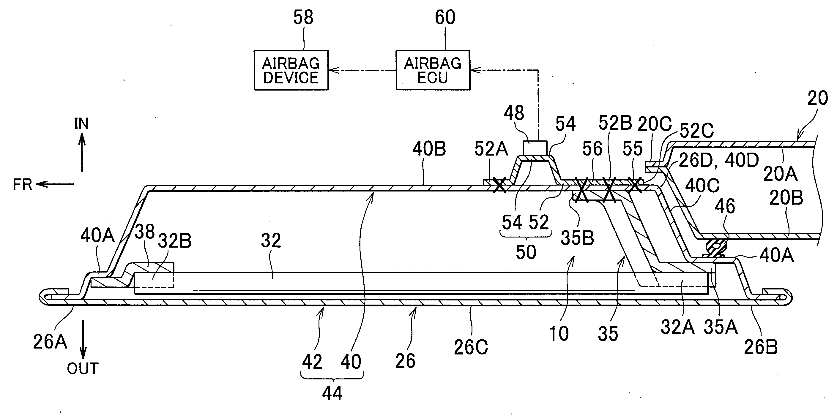 Vehicle side door structure