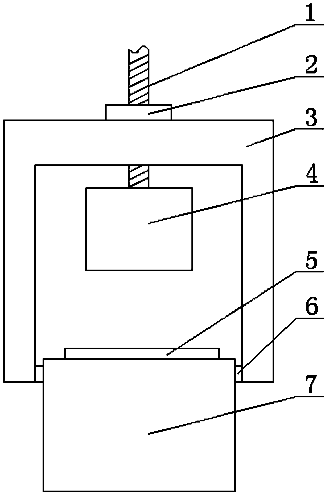 Welding line stretching and bending experimental instrument