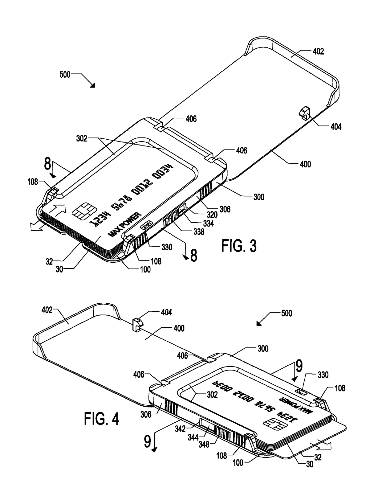 Electromagnetic shielding card case for contactless and chip and pin cards