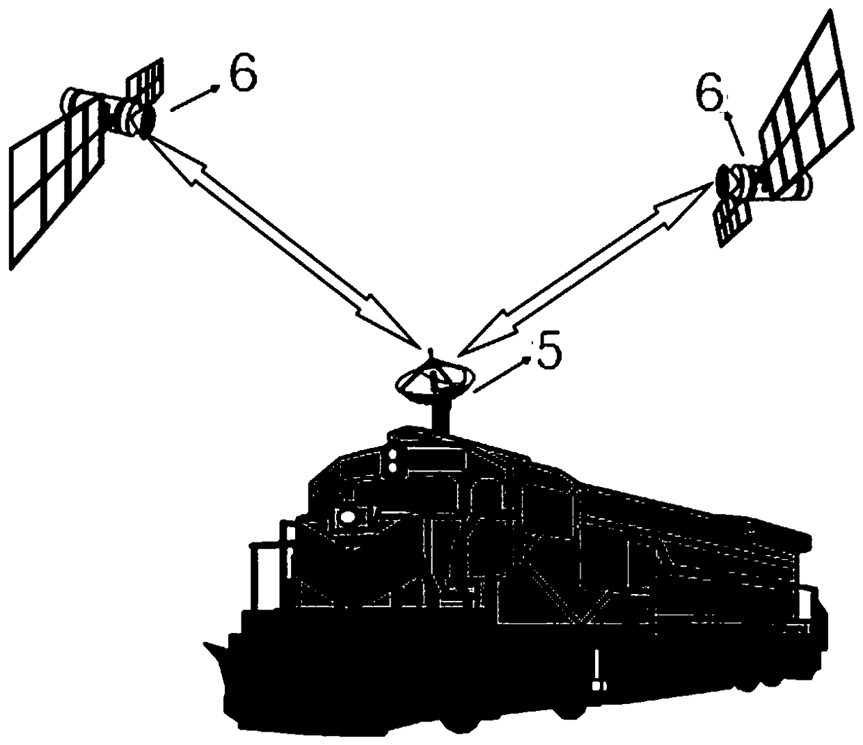 GPS-based automatic control device and method for large-scale railway maintenance machinery and corresponding vehicles