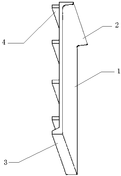 Integrally-formed anti-cracking E+ stone reinforced table board