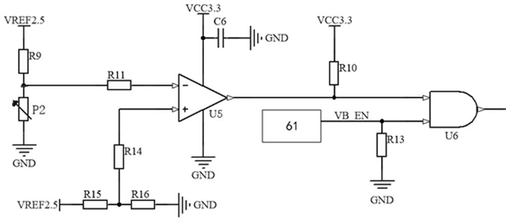 H-bridge drive circuit and electrical system that can realize over-temperature protection