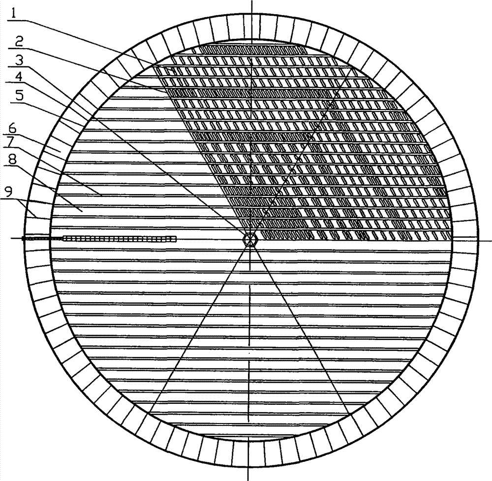 Assembled outer floating disc for storage tank