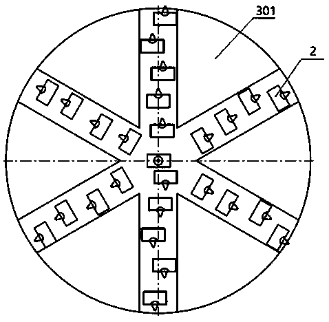 Tunneling machine adopting laser to break rocks and tunneling method of tunneling machine