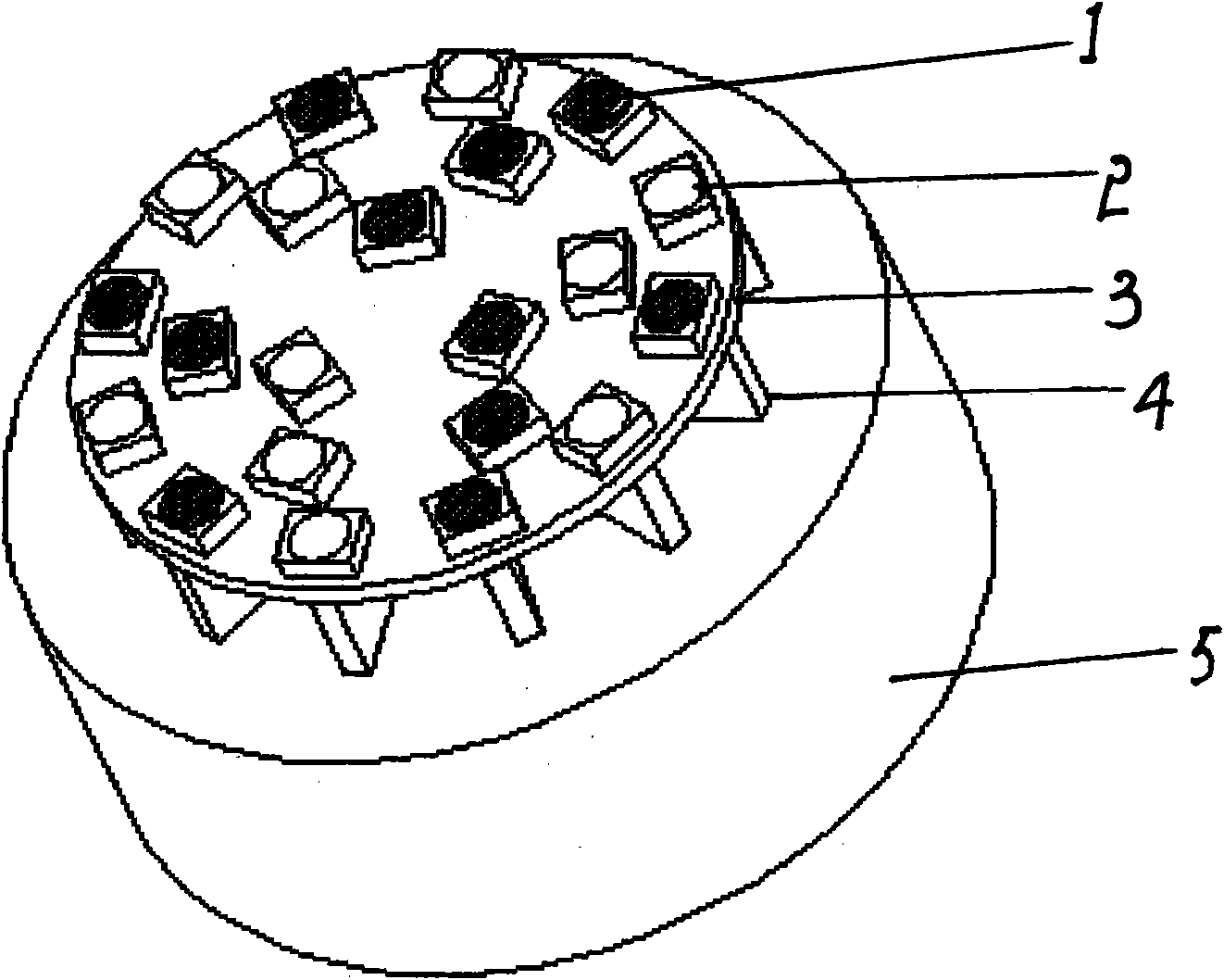 Method for manufacturing LED illumination module with disinfection function