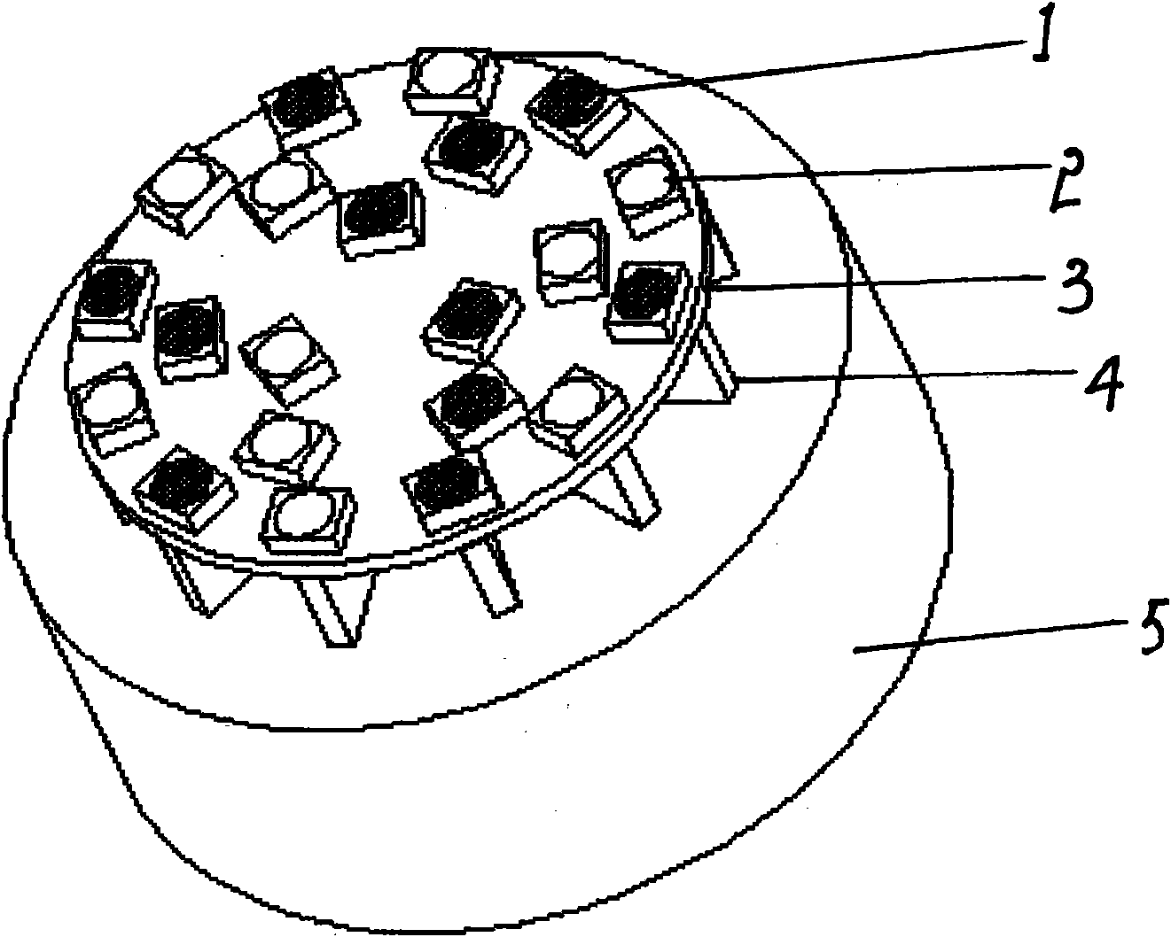 Method for manufacturing LED illumination module with disinfection function