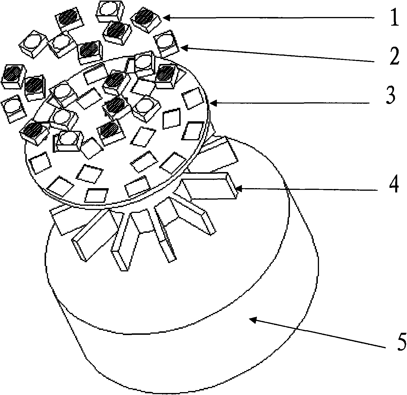 Method for manufacturing LED illumination module with disinfection function