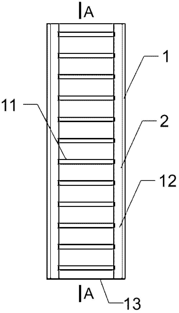 Permanent beam template made of fiber woven mesh reinforced cement based composite material and method for manufacturing permanent beam template