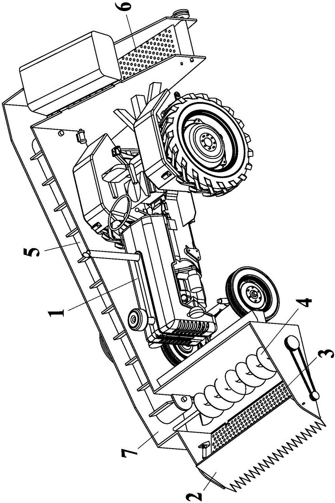 Automatic sedum aizoon harvester