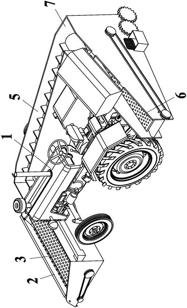 Automatic sedum aizoon harvester