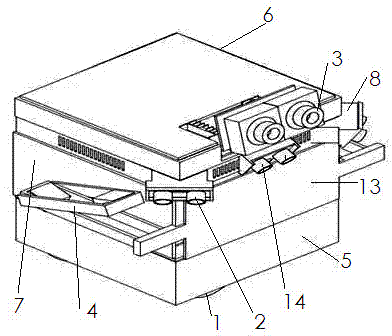 Intelligent road sweeping robot and using method