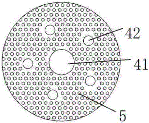 Ultrafiltration membrane assembly of porous water inlet pipe