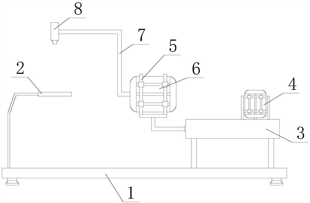 Bulk mineral product LIBS real-time on-line full-element detection device and detection method