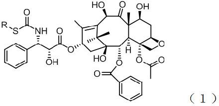 New application of thio-taxane derivatives