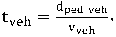 A Vehicle and Pedestrian Interaction Simulation Method for Traffic Mixed Flow Model