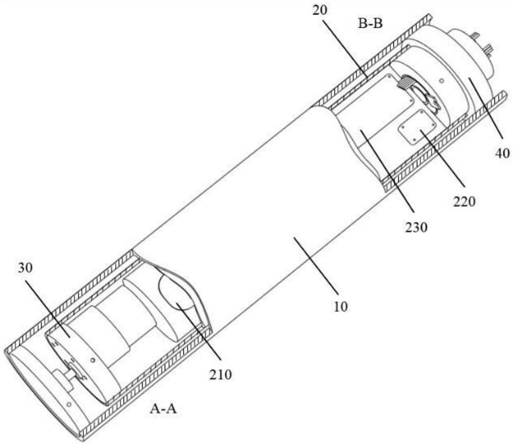 Antenna direction control device for directional drilling radar