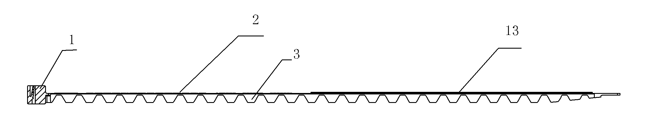 U-shaped staple bolt protecting belt used on hydraulic pipeline connecting component