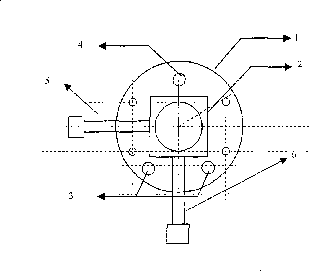 Two-dimensional micro-motion platform for atomic force microscope and micro-mechanical parameter test method