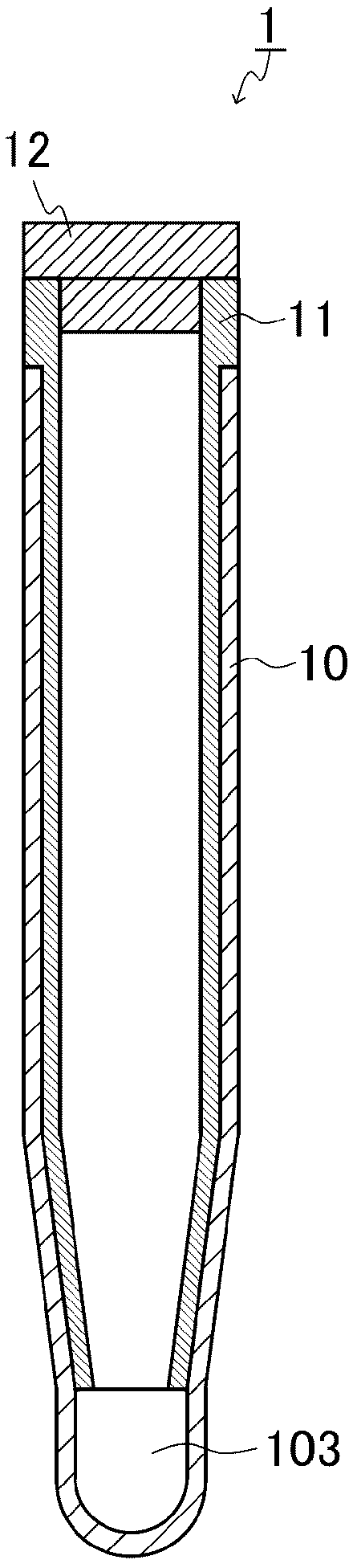 Separation container and separation method