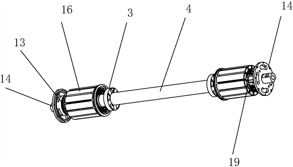 Roller motor and use method thereof