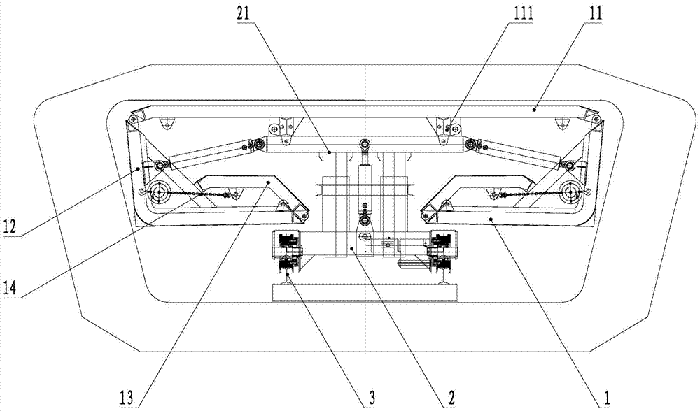 Segmented self-traveling type cast-in-place beam hydraulic inner mould and mould erecting and demoulding method thereof