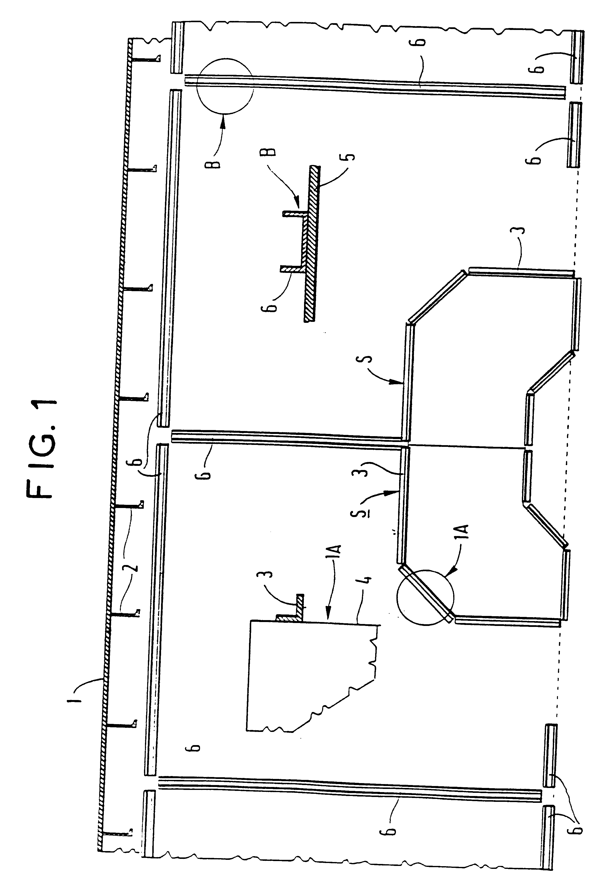 Method of installing ships cabin wall panels and a support for use in the method