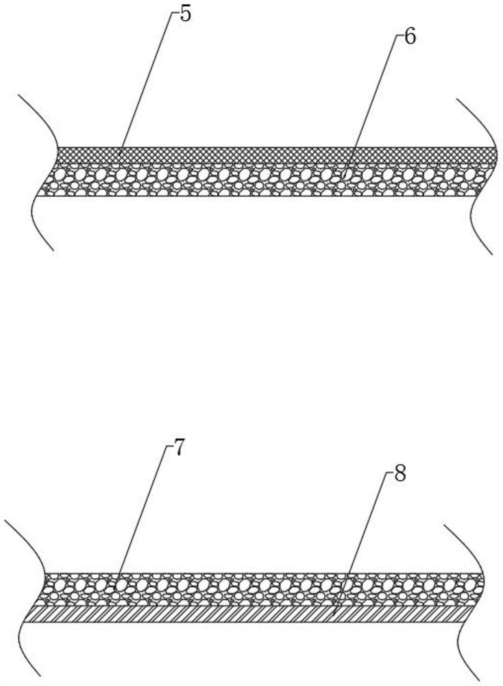 Detachable sponge ground mat with multilayer structure