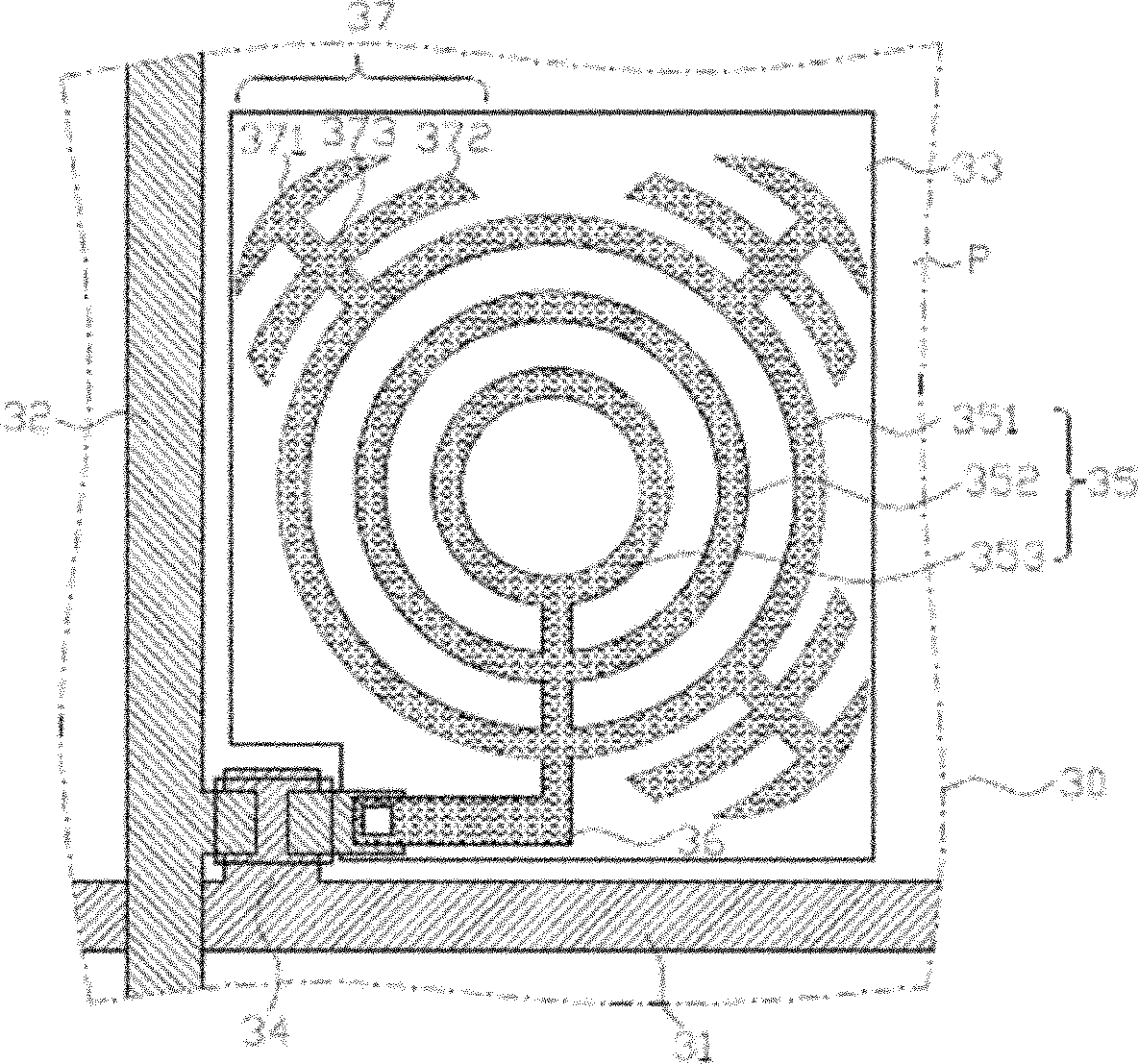 Edge electric filed switching type liquid crystal display device