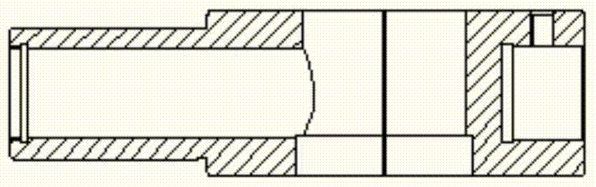 Rivet pressing mechanism of steering engine cylinder assembly