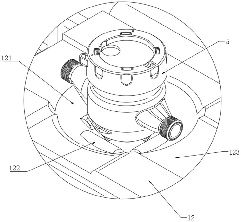 Water meter sampling inspection device