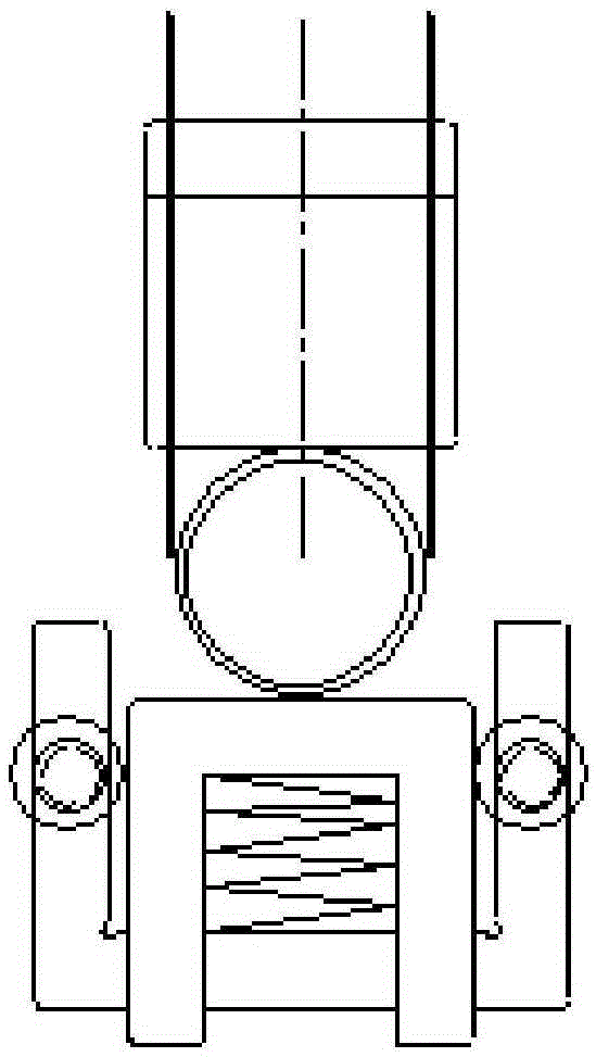 Electrode pin welding ring pressing device and method