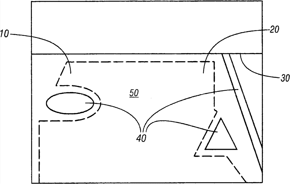 Method for detecting clear path through topography change