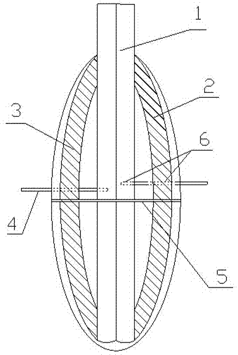 Cavity forming apparatus for embedded chamber of underground engineering test model