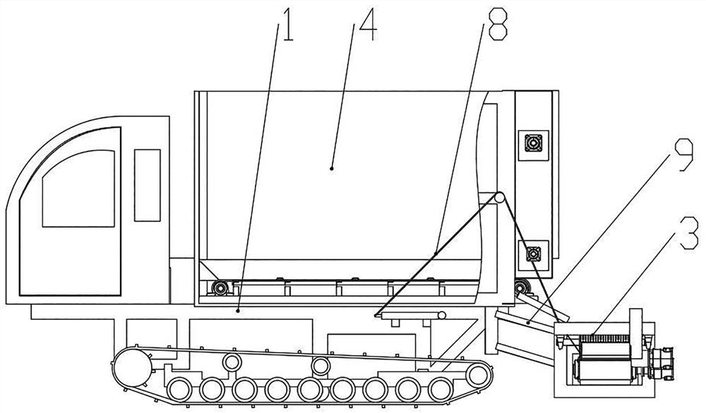 Strip fertilizer spreader for orchard organic fertilizers