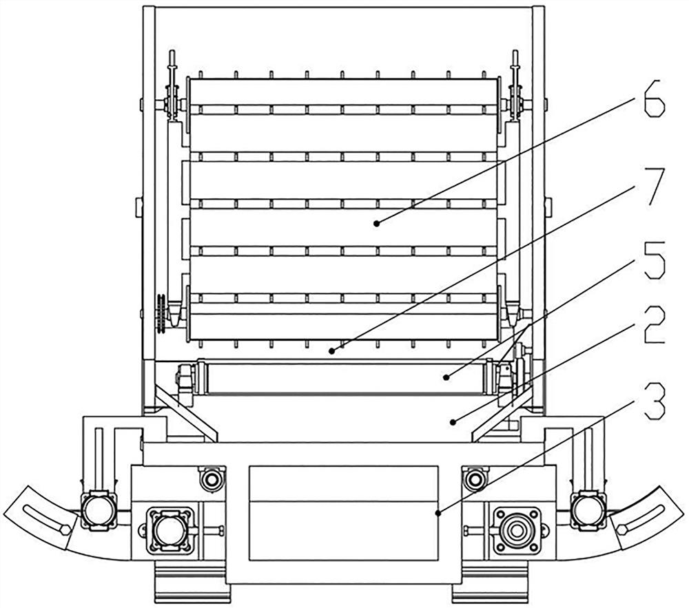 Strip fertilizer spreader for orchard organic fertilizers