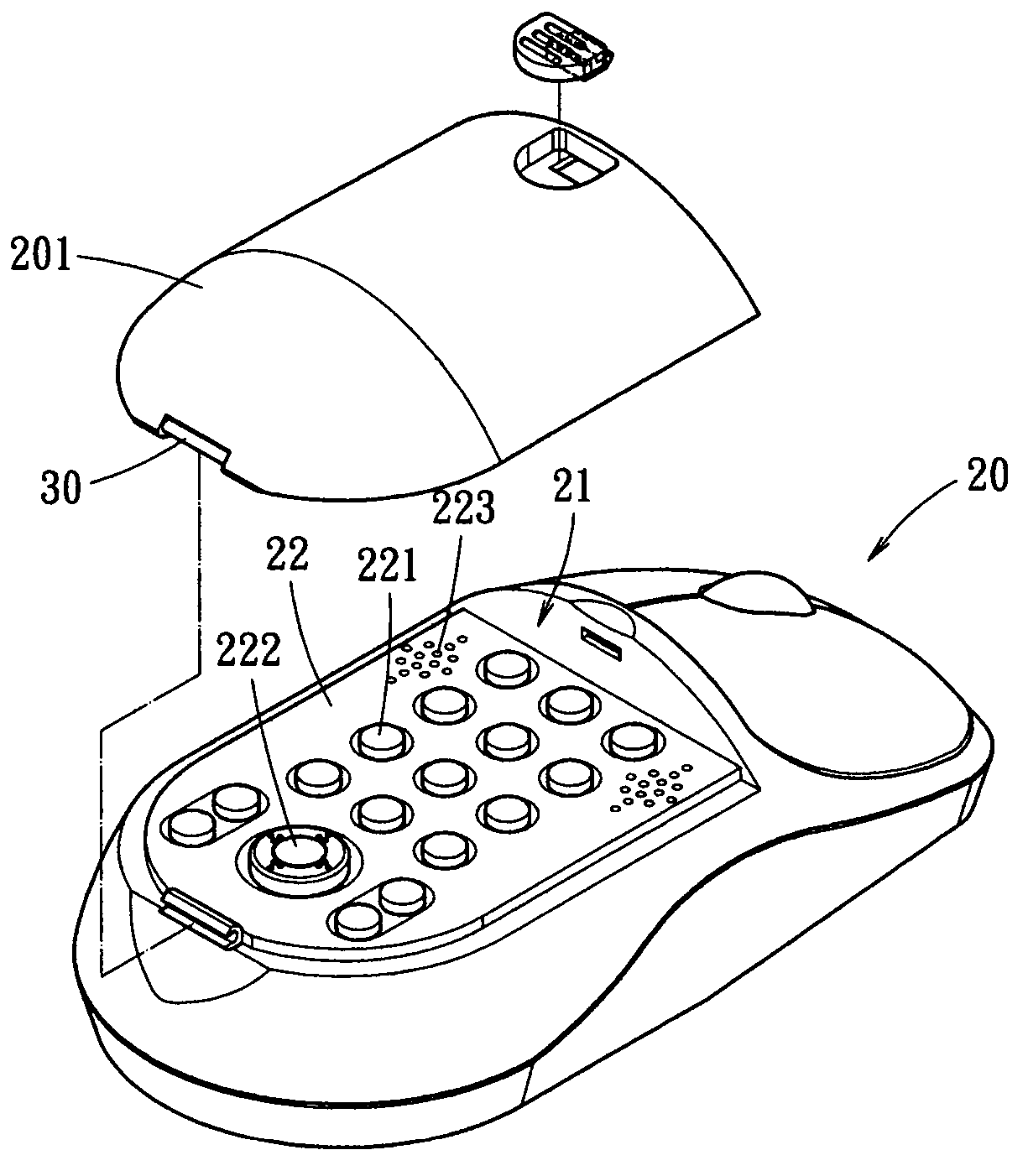 Mouse control structure