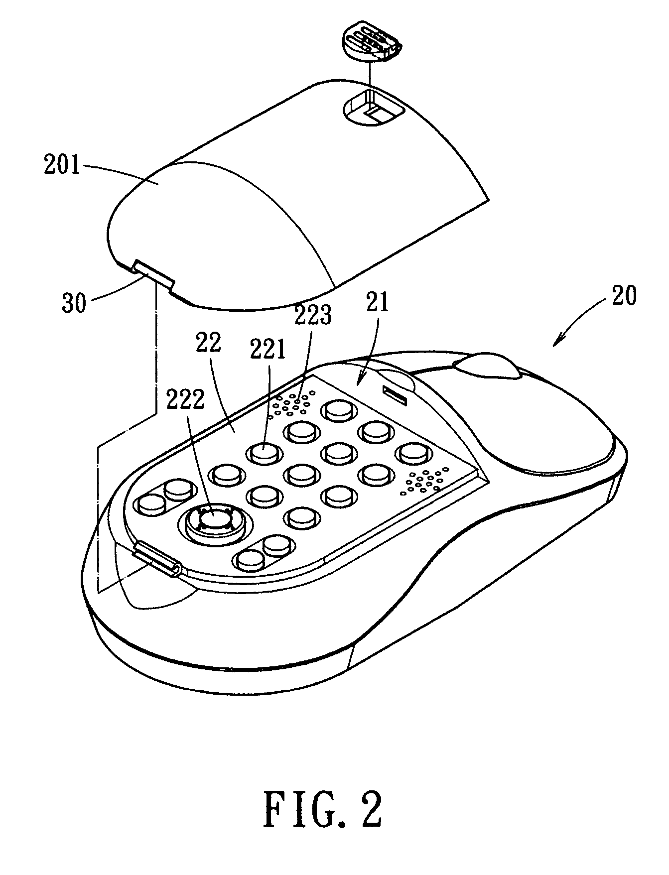 Mouse control structure