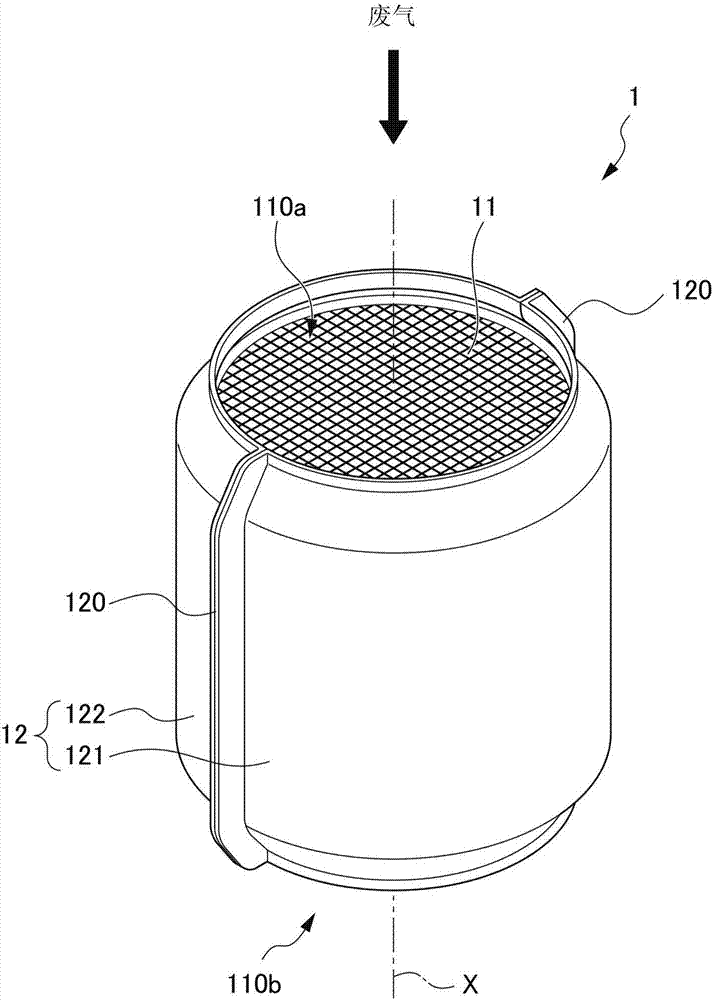 Exhaust gas purifying device for internal combustion engine