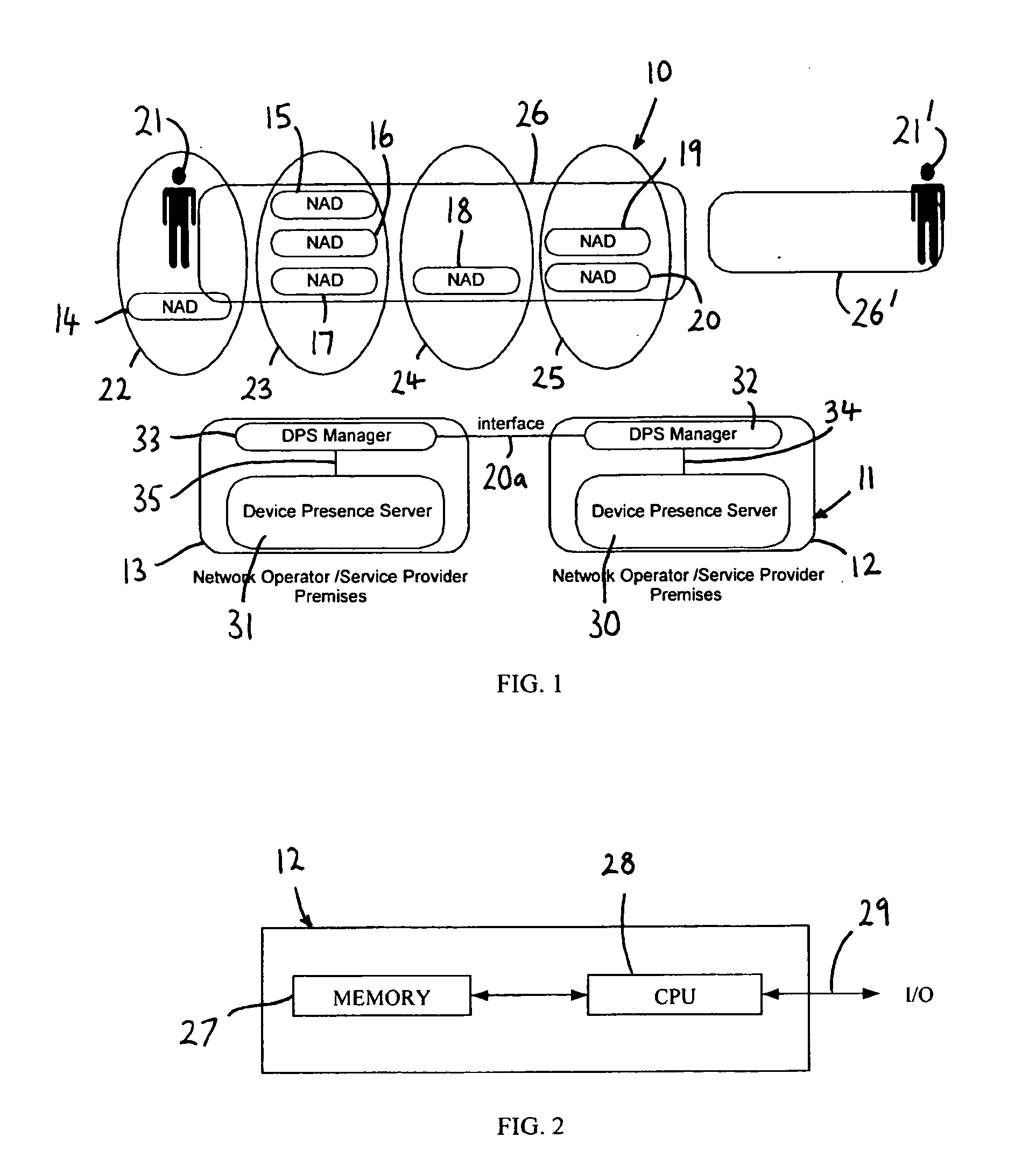 Method of discovering contact identifiers for network access devices