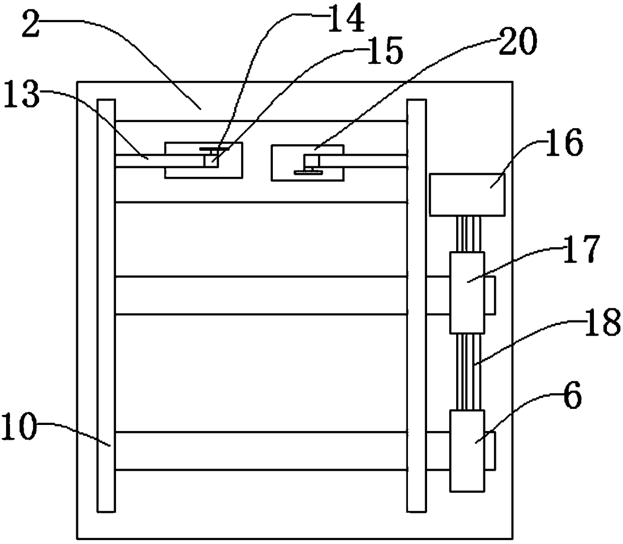 A peeling device for cable processing