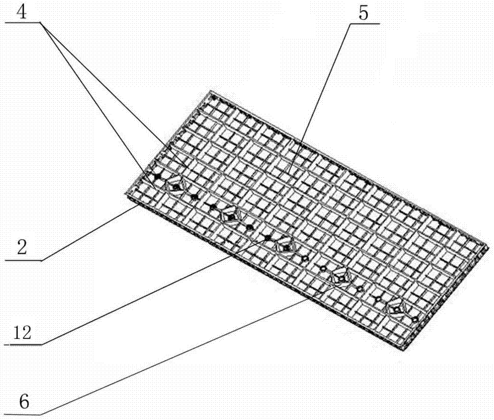 Plastic formwork for building slab