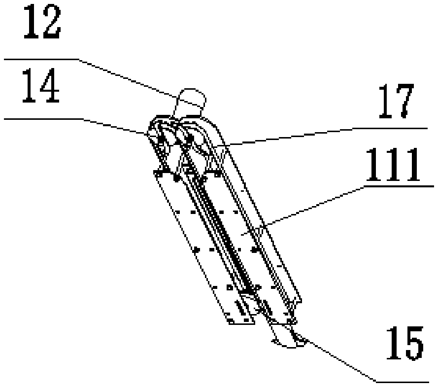 Hooking conveying type fruit picker