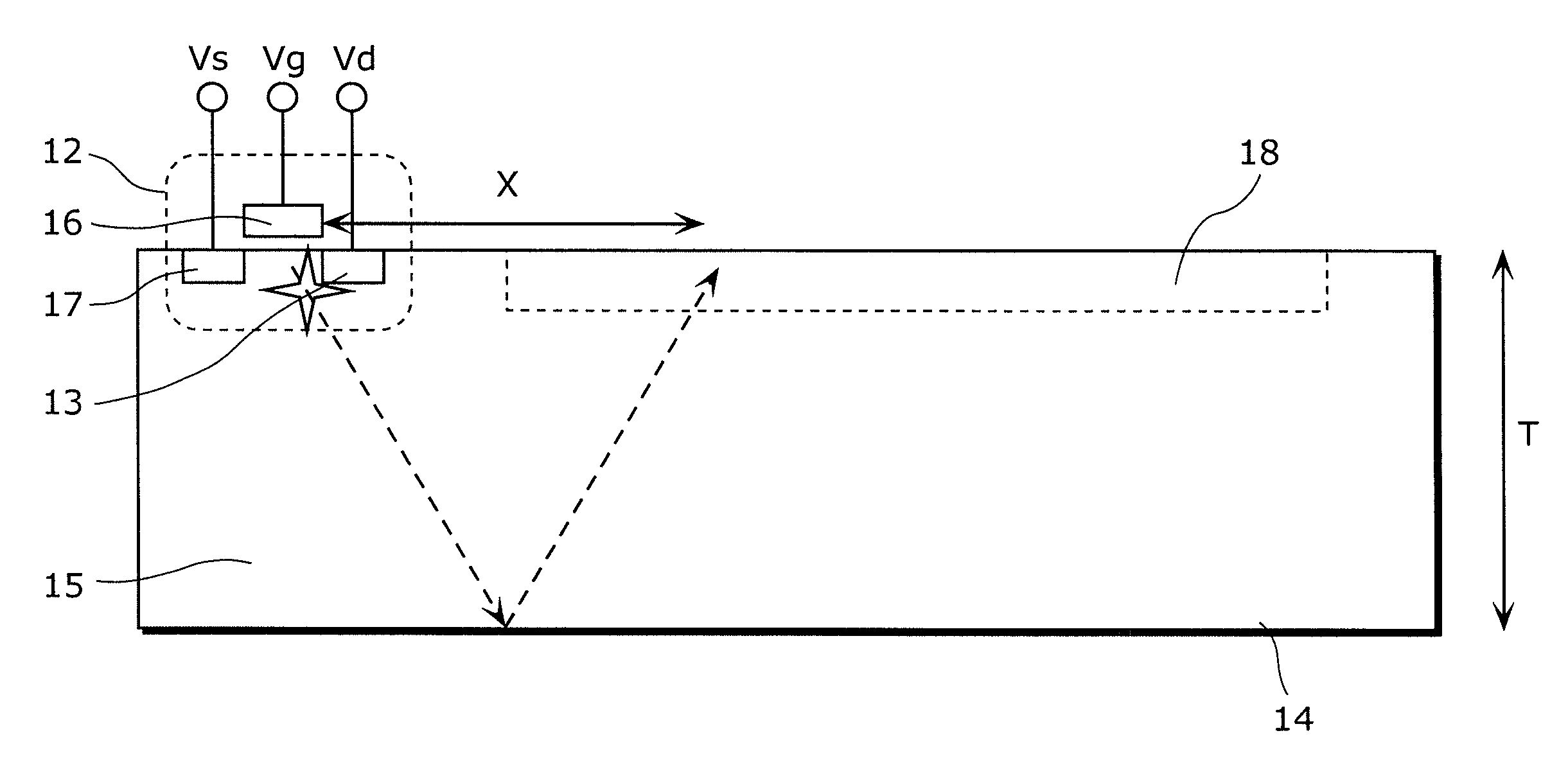 Driving method for solid-state imaging device and solid-state imaging device