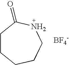 Brønsted acidic room temperature ionic liquids each having a N-protonated lactam cation and method for preparing the same